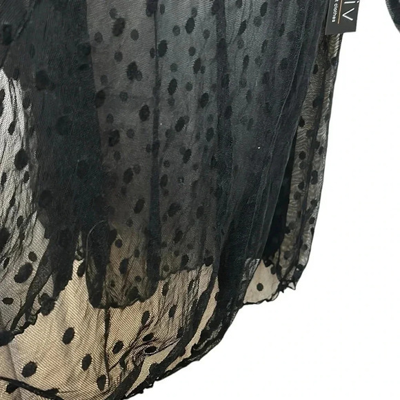 Black,Sheer,polka dot,mesh,lace,Habitat Liv.tunic,NWT
Whimsigoth,dark fairy,kink - Picture 4 of 13